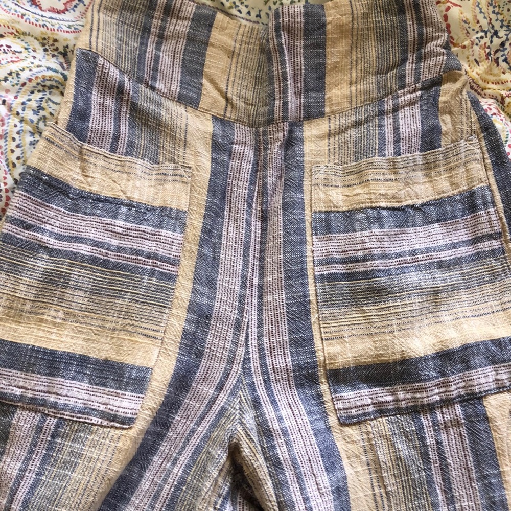Free People High Waisted Wide Leg Pants